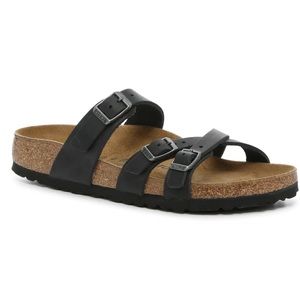 Birkenstock Franca Sandal Black Size 39 NARROW NWOT